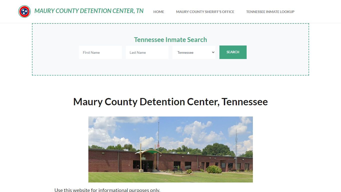 Maury County Detention Center, TN Inmate Roster, Offender Search