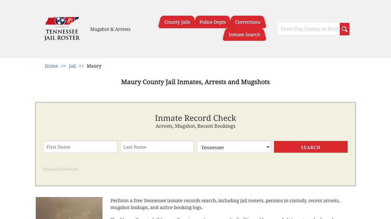 Maury County Jail Inmates, Arrests and Mugshots
